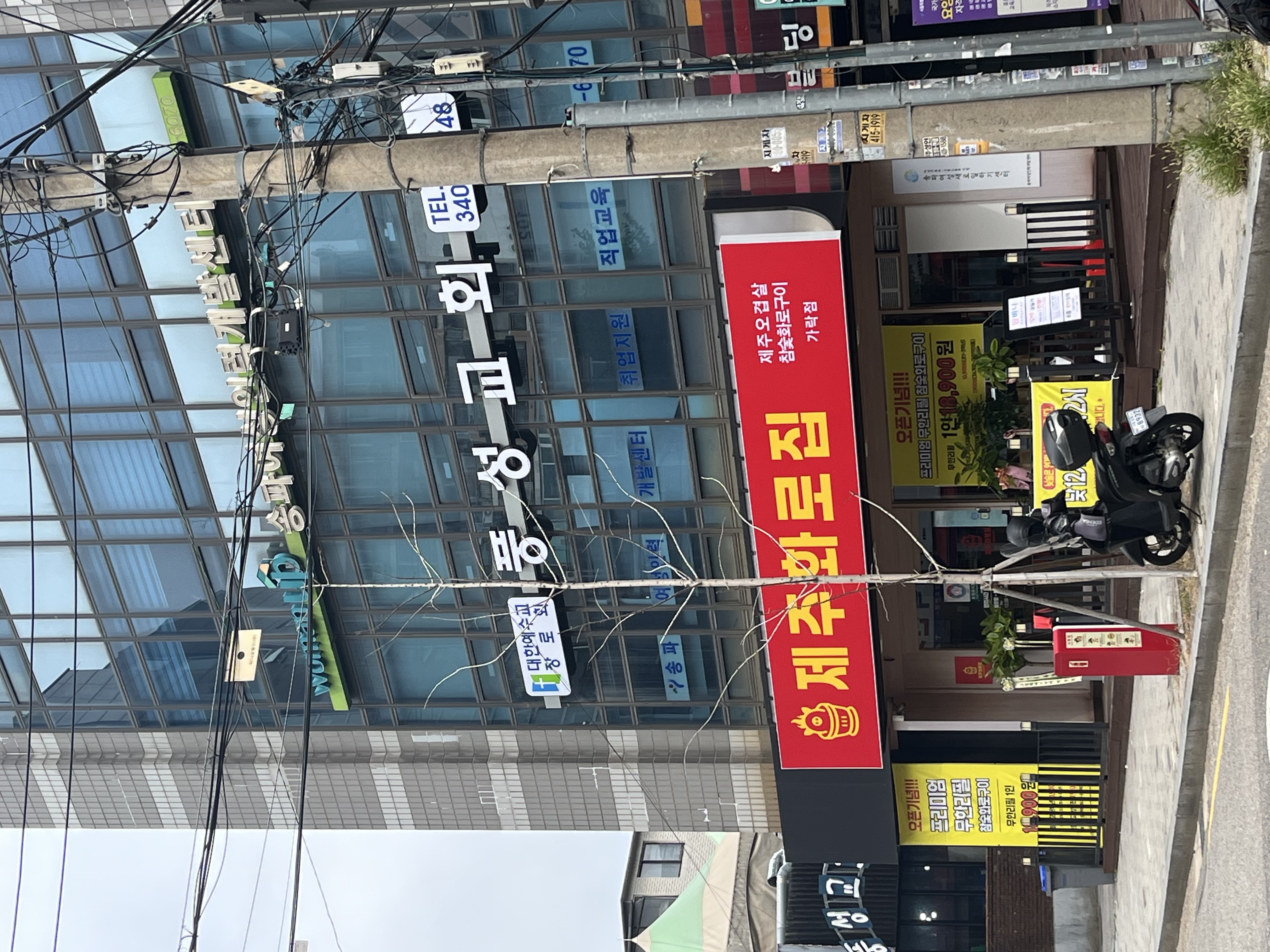 입구 안쪽 길